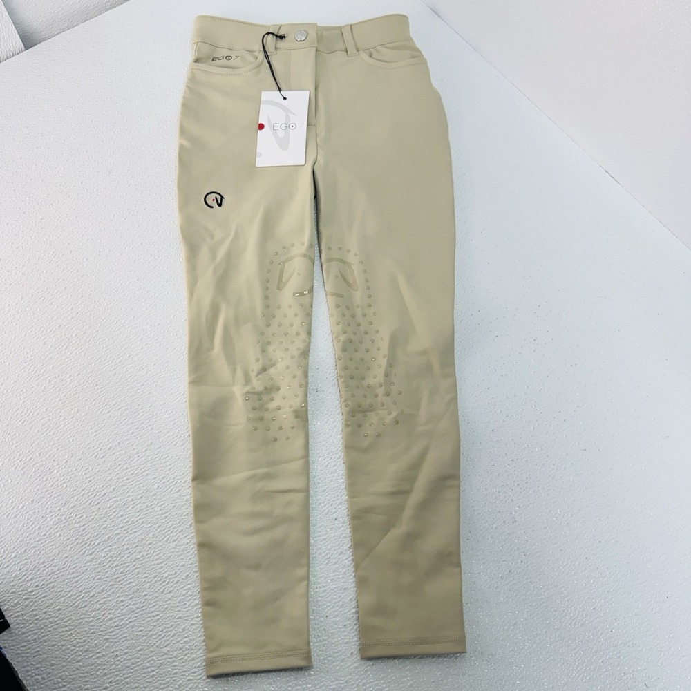 EGO 7 Jumping EJ-KI Junior Knee Grip Breech Beige / Size 6 Yo